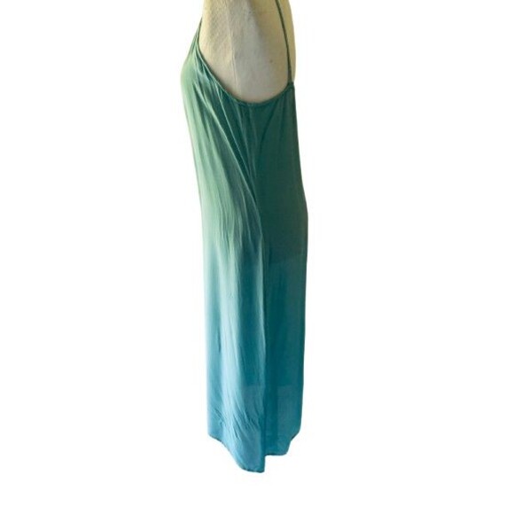 Unbranded Sleeveless Asymmetrical 100% Silk Slip Dress Size 12 - Picture 2 of 4